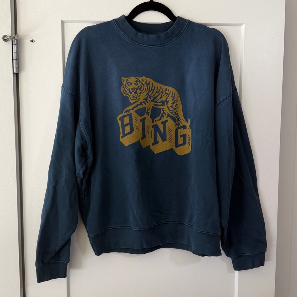 Anine Bing Blue Crewneck - Picture 9 of 11